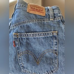 Levi's Premium Denim High Waist Straight Leg Jeans